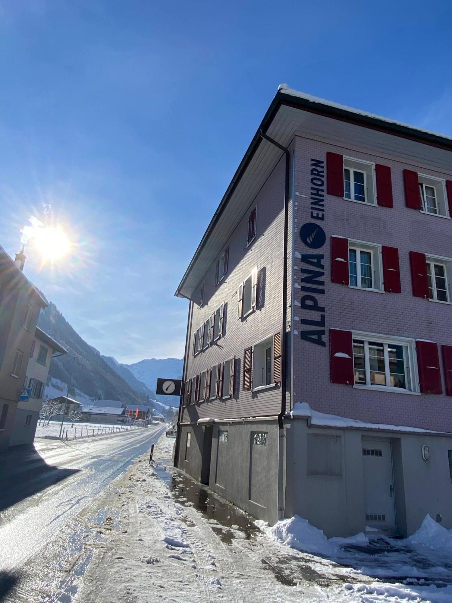 Hotel Alpina Einhorn - Self-Check-In Wolfenschiessen Exterior foto